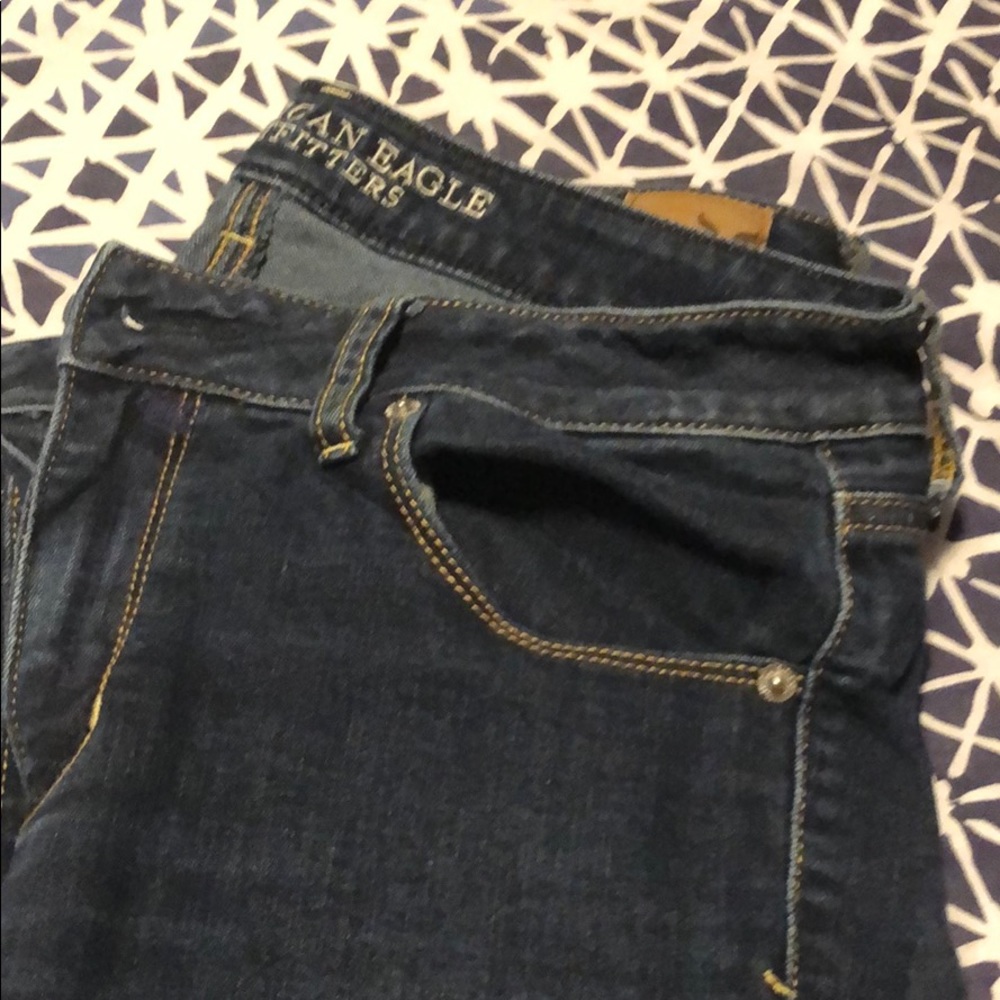 American eagle jeans skinny super stretch. Size 10